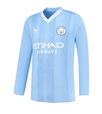 Maillot de foot Manchester City Domicile 2023-24 Manche Longue